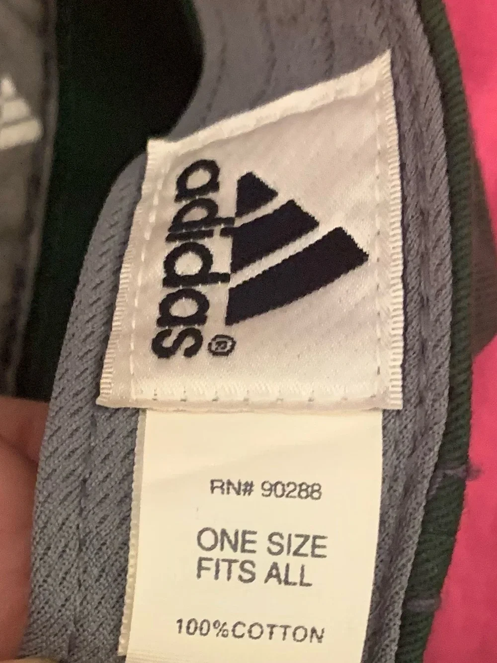 ADIDAS All Cotton Green w Grey Hat